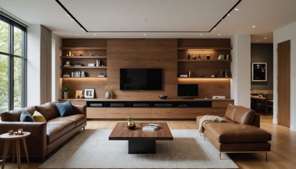 Mobilier sur mesure et agencement lumineux astucieux